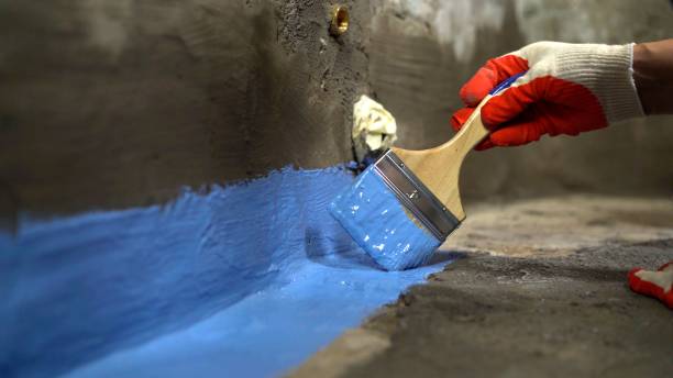 Commercial Waterproofing project at a Lynnville, TN business property by SJ Waterproofing Pros